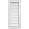 Ekena Millwork Vertical Surface Mount PVC Gable Vent: Functional, w/ 2"W x 2"P Brickmould Sill Frame, 12"W x 26"H GVPVE12X2603SF - alternate 1